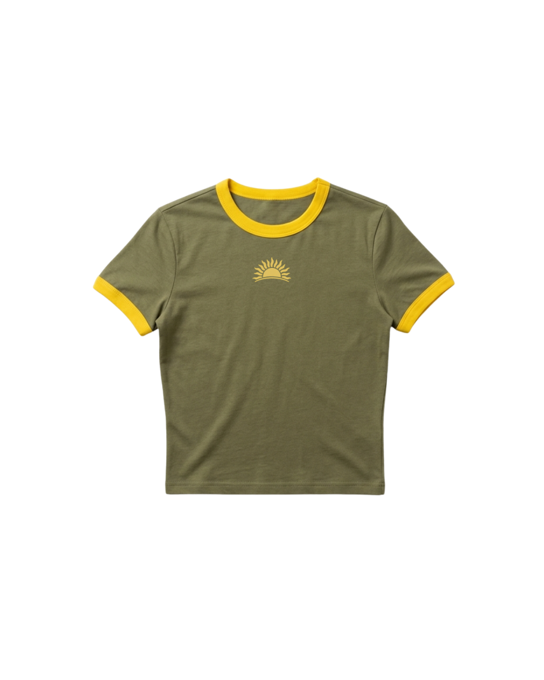 Sunsight Olive Ringer T-Shirt