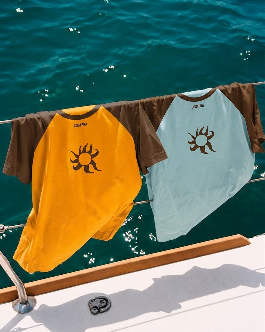 Sun Orange Raglan T-Shirt