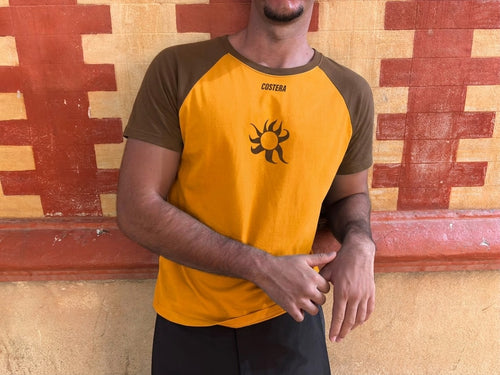 Sun Orange Raglan T-Shirt