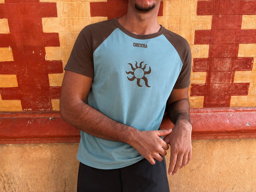 Sun Orange Raglan T-Shirt